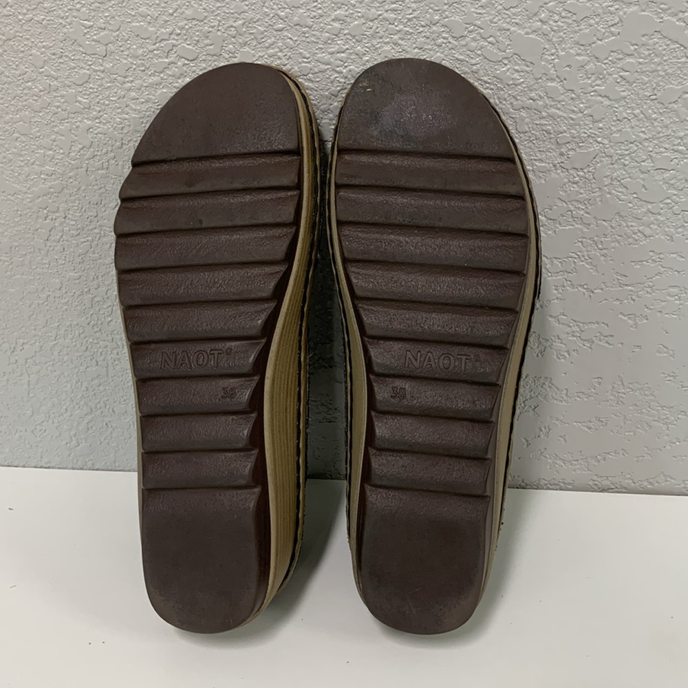 Naot Black Leather Sandals - Picture 6 of 6